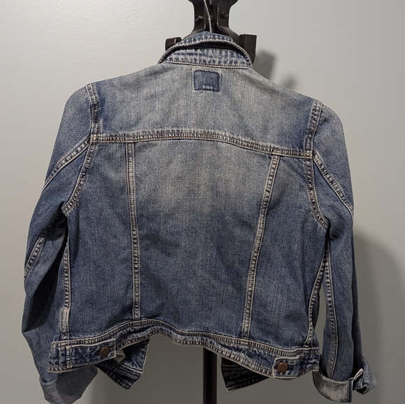 AE ladies cropped denim jacket M - Picture 6 of 6